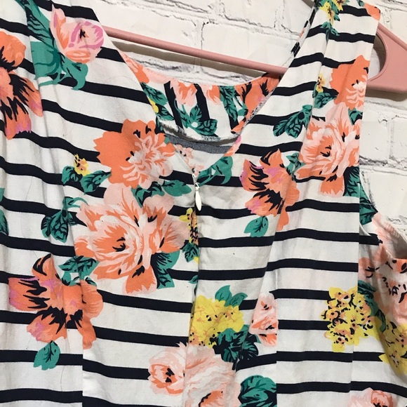 Floral Striped Dress - Picture 5 of 7